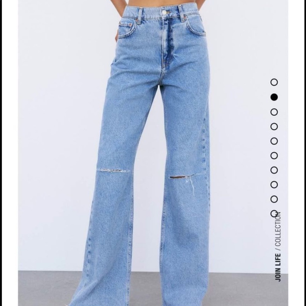 Zara Hi Waist 90s Jeans